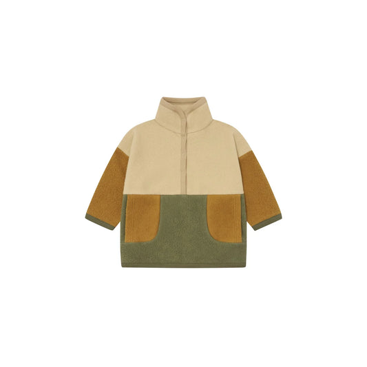 Fleece Sweater | Colour Block