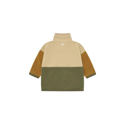 Fleece Sweater | Colour Block