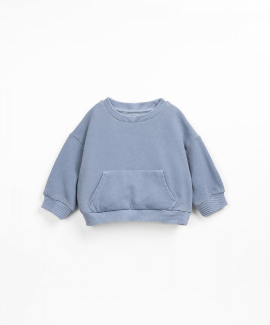 Fleece Sweater | Sea - 0-3 Monate - Pullover