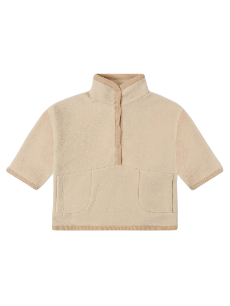 organic zoo Fleece Sweater | Warm Sand - Pullover