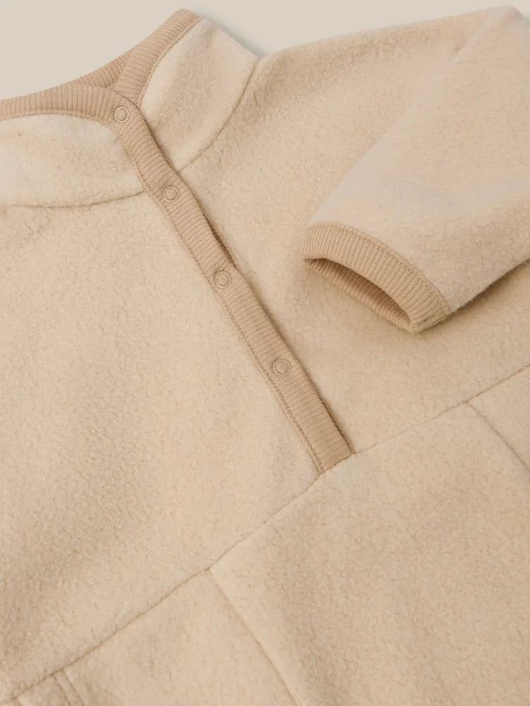 organic zoo Fleece Sweater | Warm Sand - Pullover