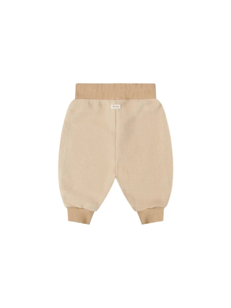 organic zoo Fleece Sweatpants | Warm Sand - Hose