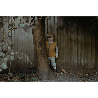 Gilet in pile | Bark