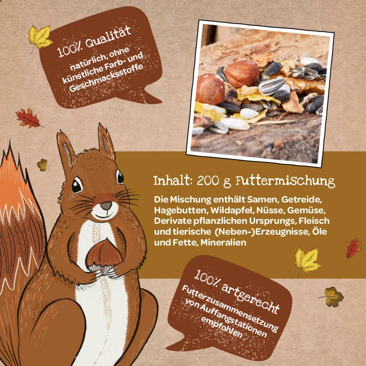 Freiluftbuffet Eichhörnchen von DIE STADTGÄRTNER