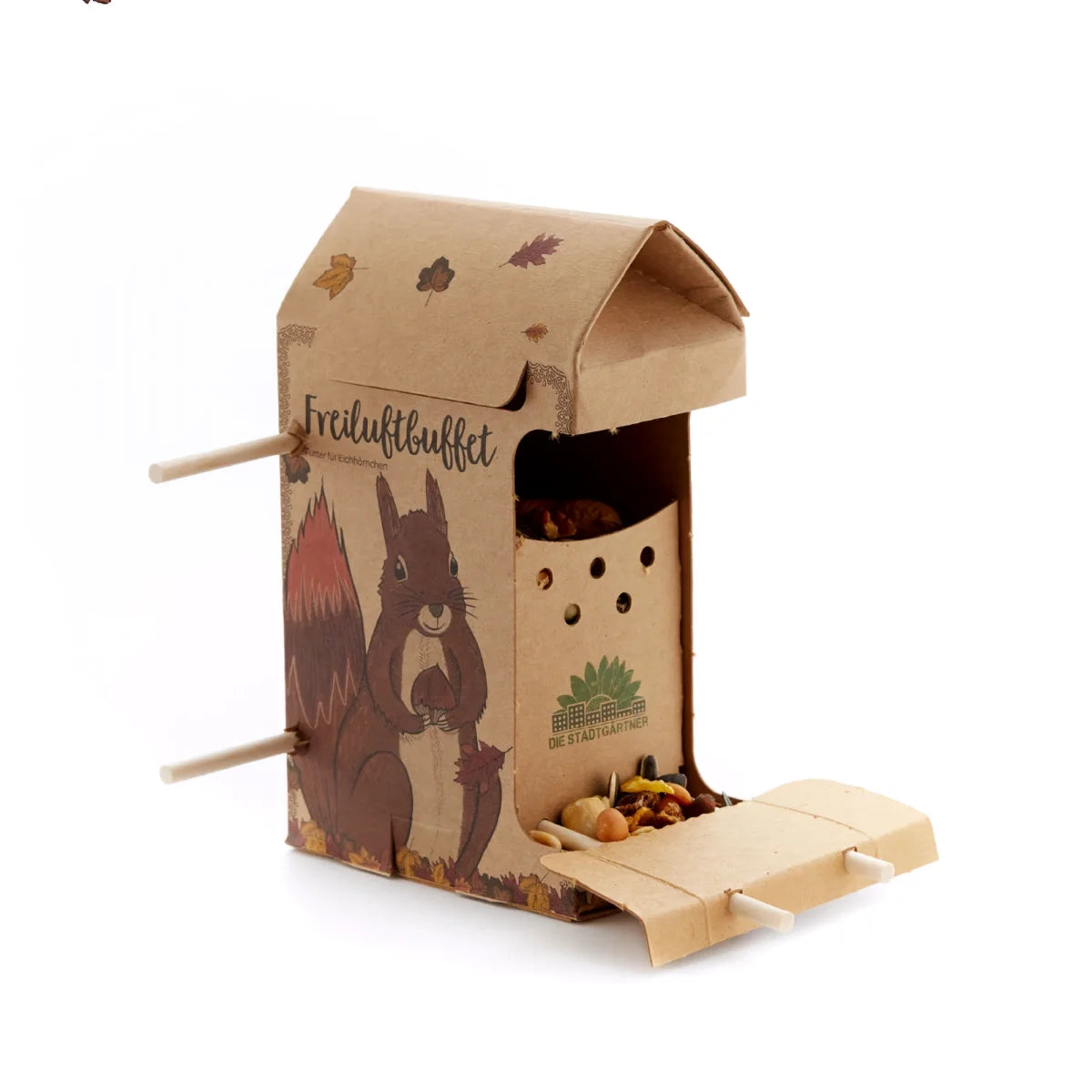 Freiluftbuffet Eichhörnchen von DIE STADTGÄRTNER