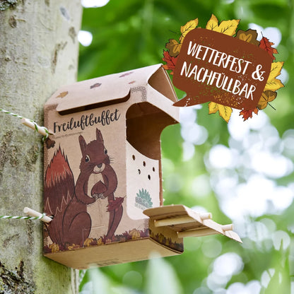 Freiluftbuffet Eichhörnchen von DIE STADTGÄRTNER