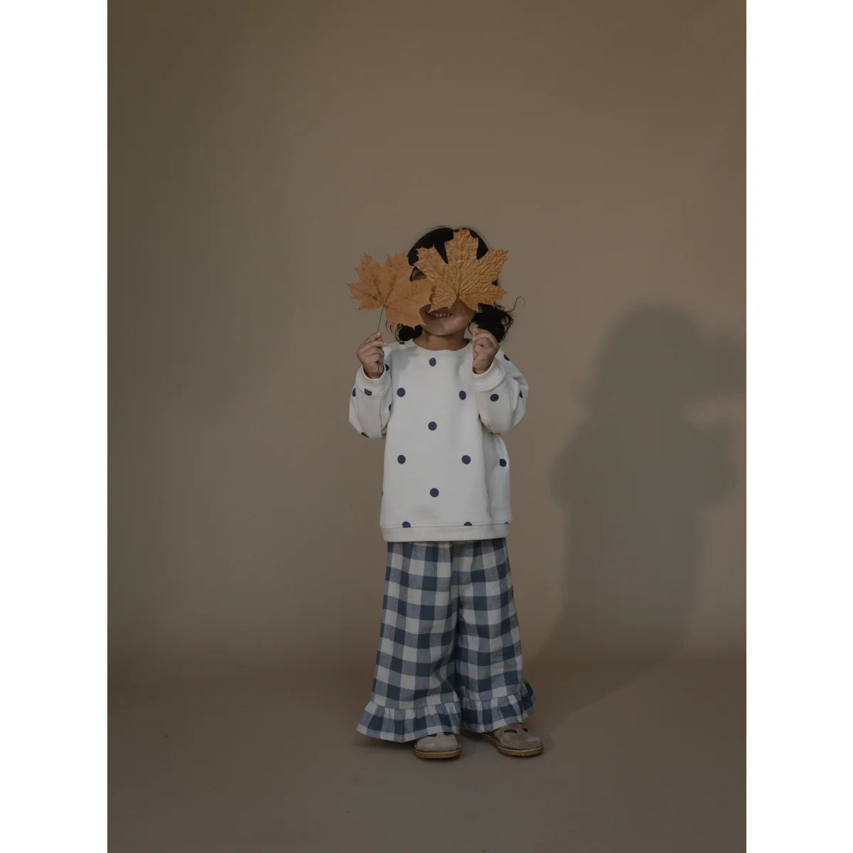 Frill Culottes | Fog Blue Gingham