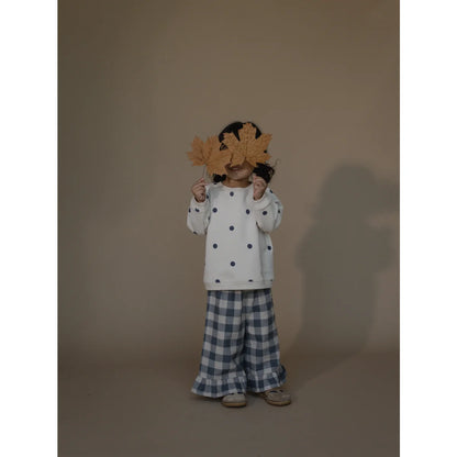 Frill Culottes | Fog Blue Gingham