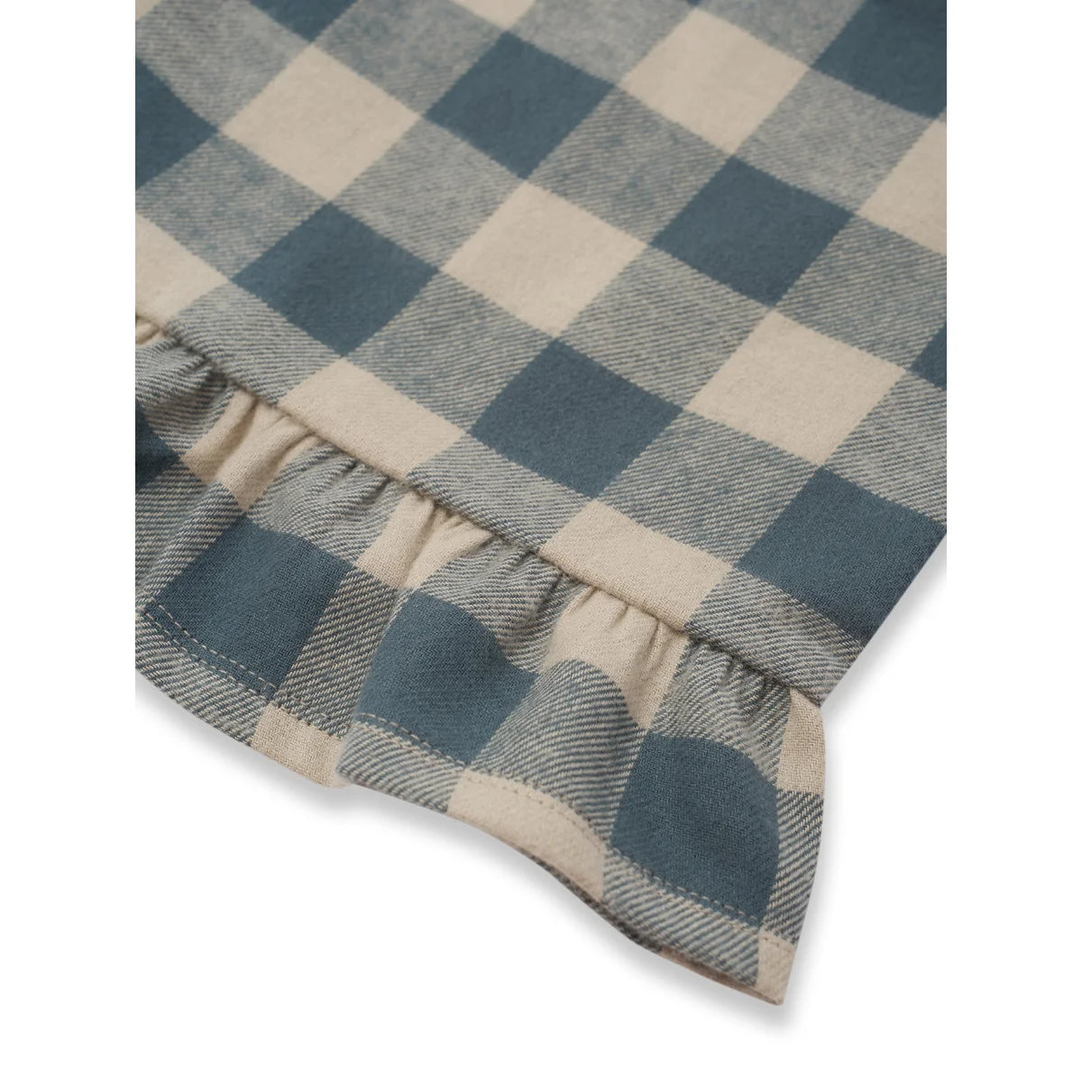 Organic Zoo Frill Culottes Fog Blue Gingham