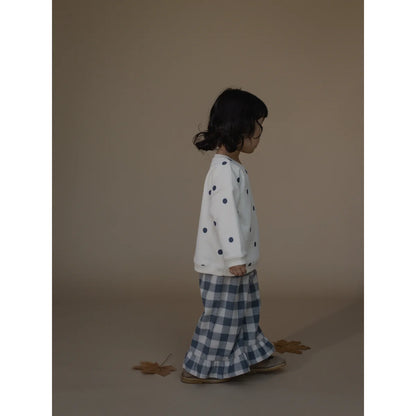Frill Culottes | Fog Blue Gingham