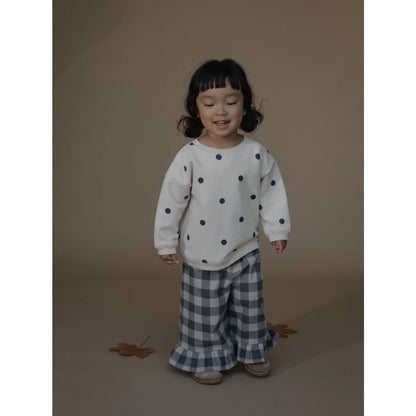 Frill Culottes | Fog Blue Gingham