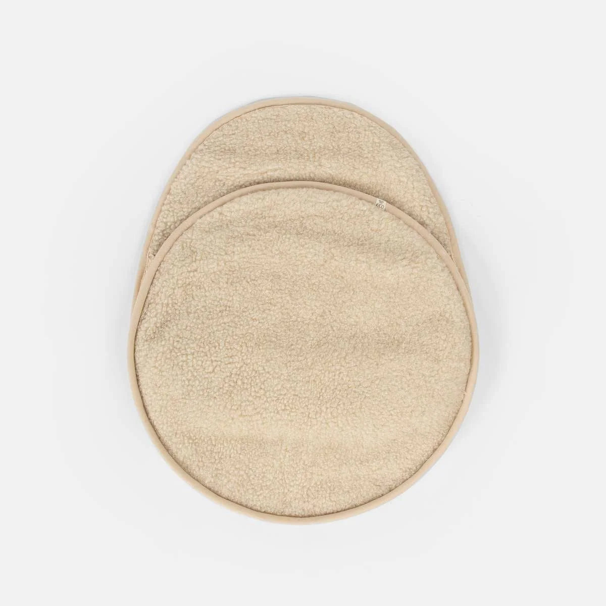Kico Label Fusssack für Autositz und Maxi-Cosi aus Merinowolle in Beige
