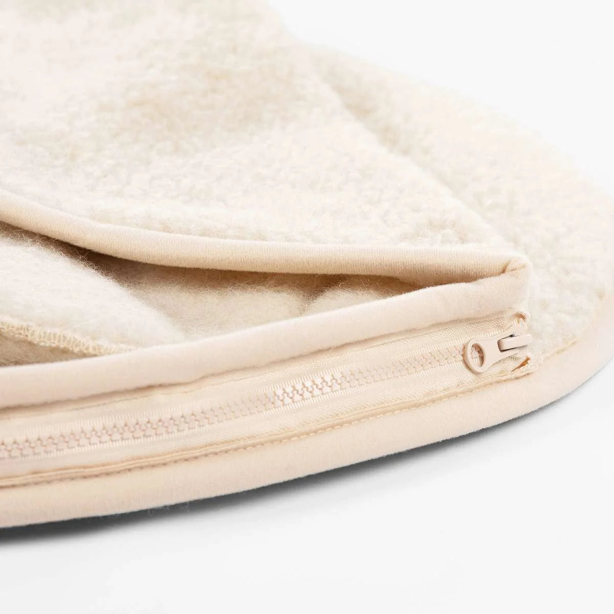 Kico Label Fusssack für Autositz und Maxi-Cosi aus Merinowolle in Beige
