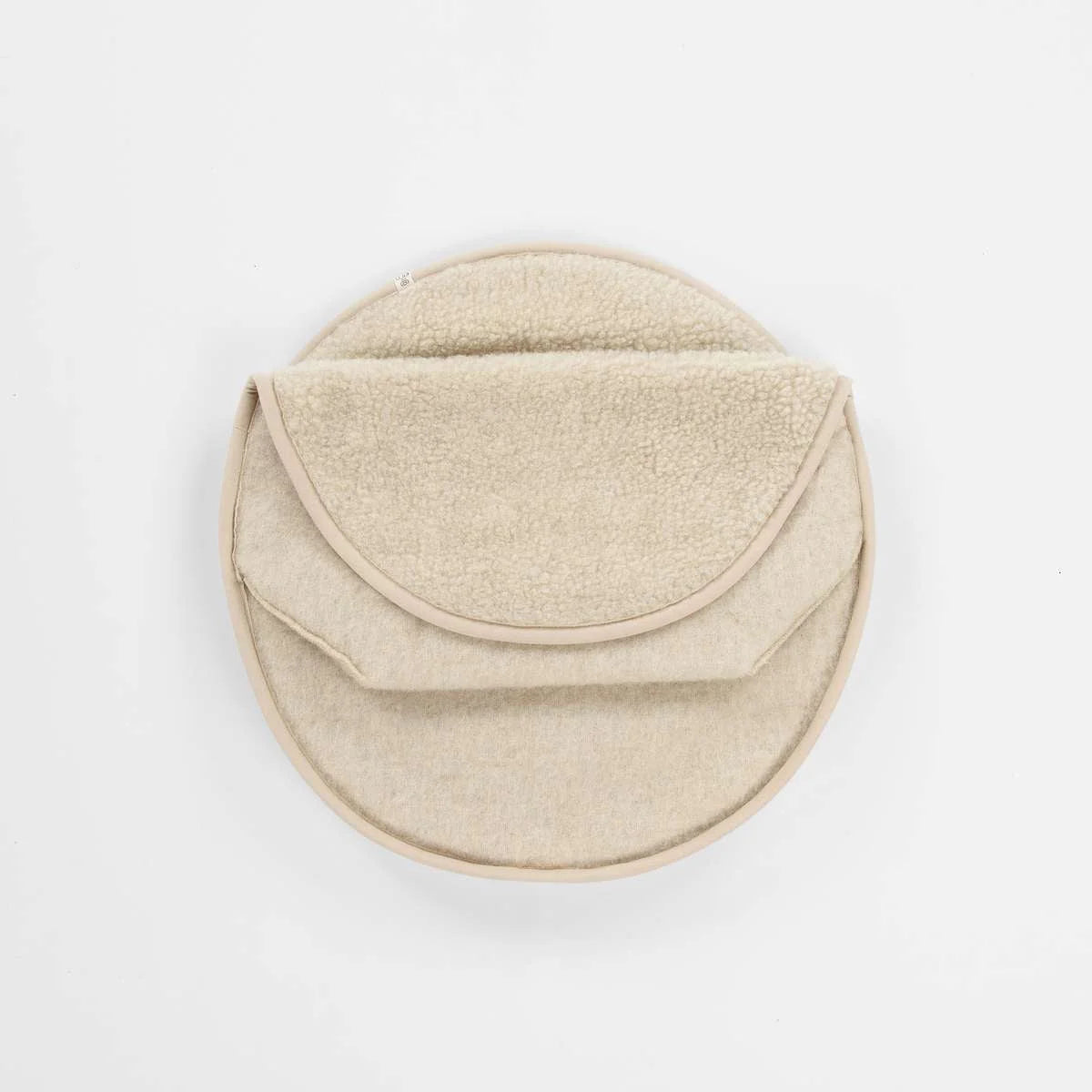 Kico Label Fusssack für Autositz und Maxi-Cosi aus Merinowolle in Beige