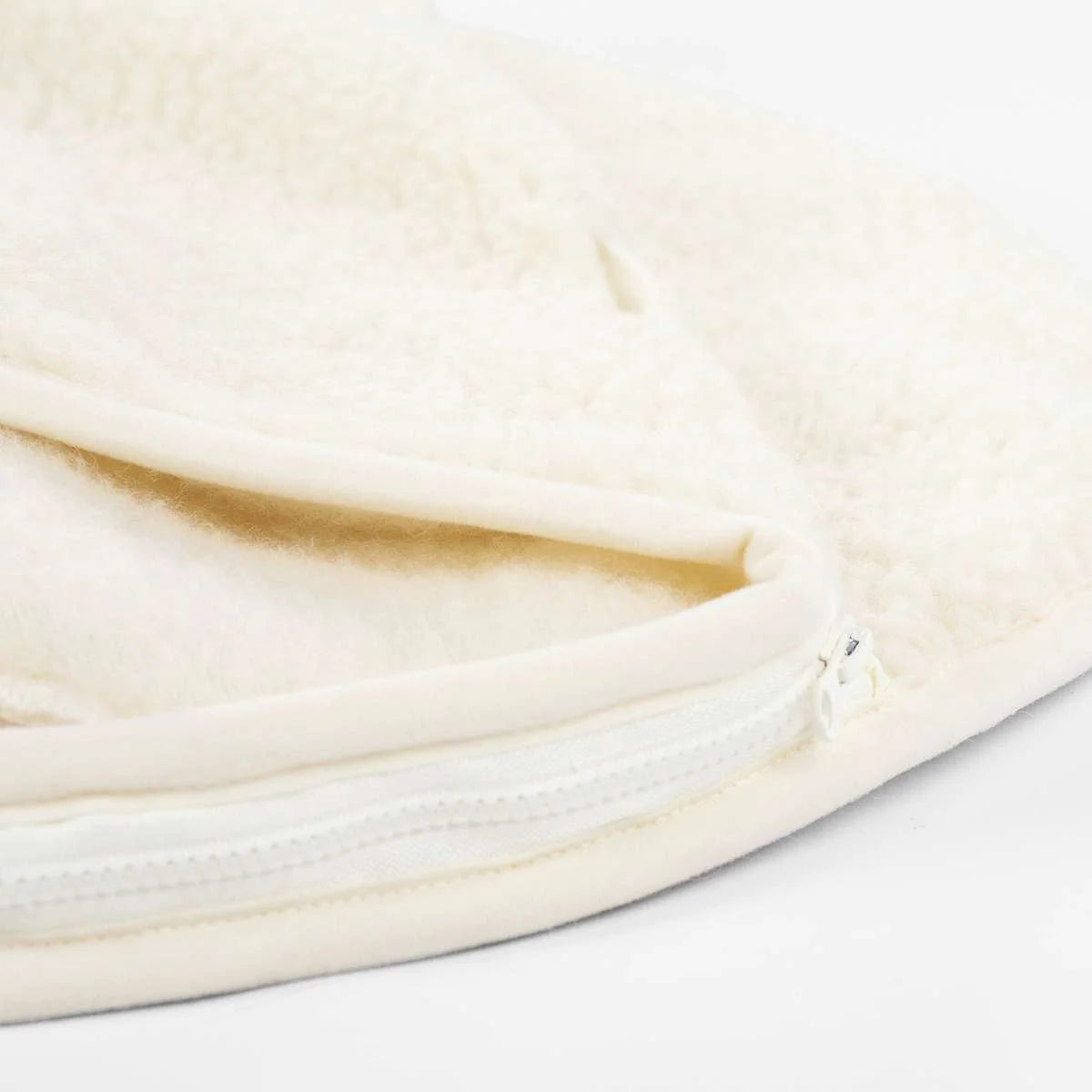 Kico Label Fusssack für Autositz und Maxi-Cosi aus Merinowolle in Natur