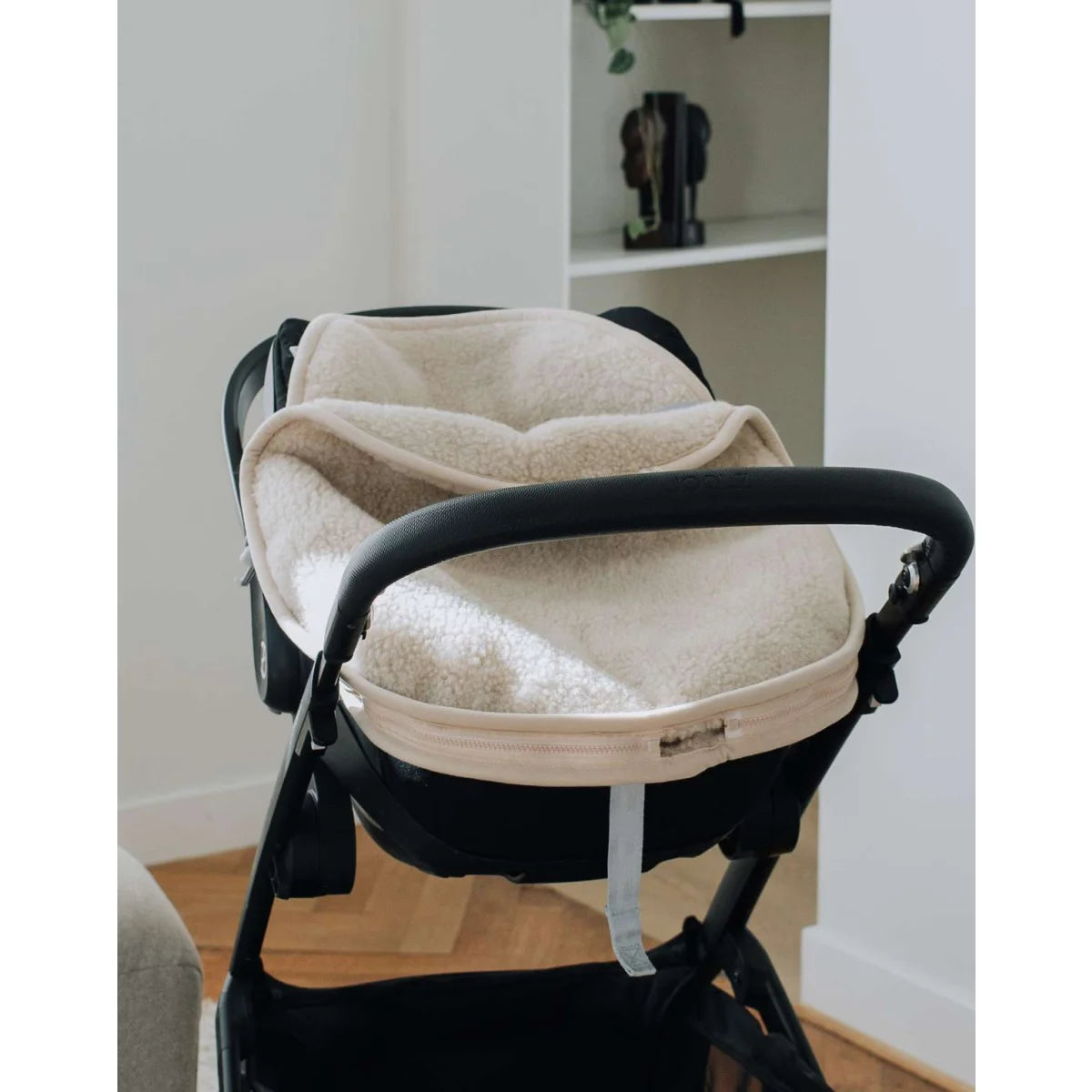 Kico Label Fusssack für Autositz und Maxi-Cosi aus Merinowolle in Natur