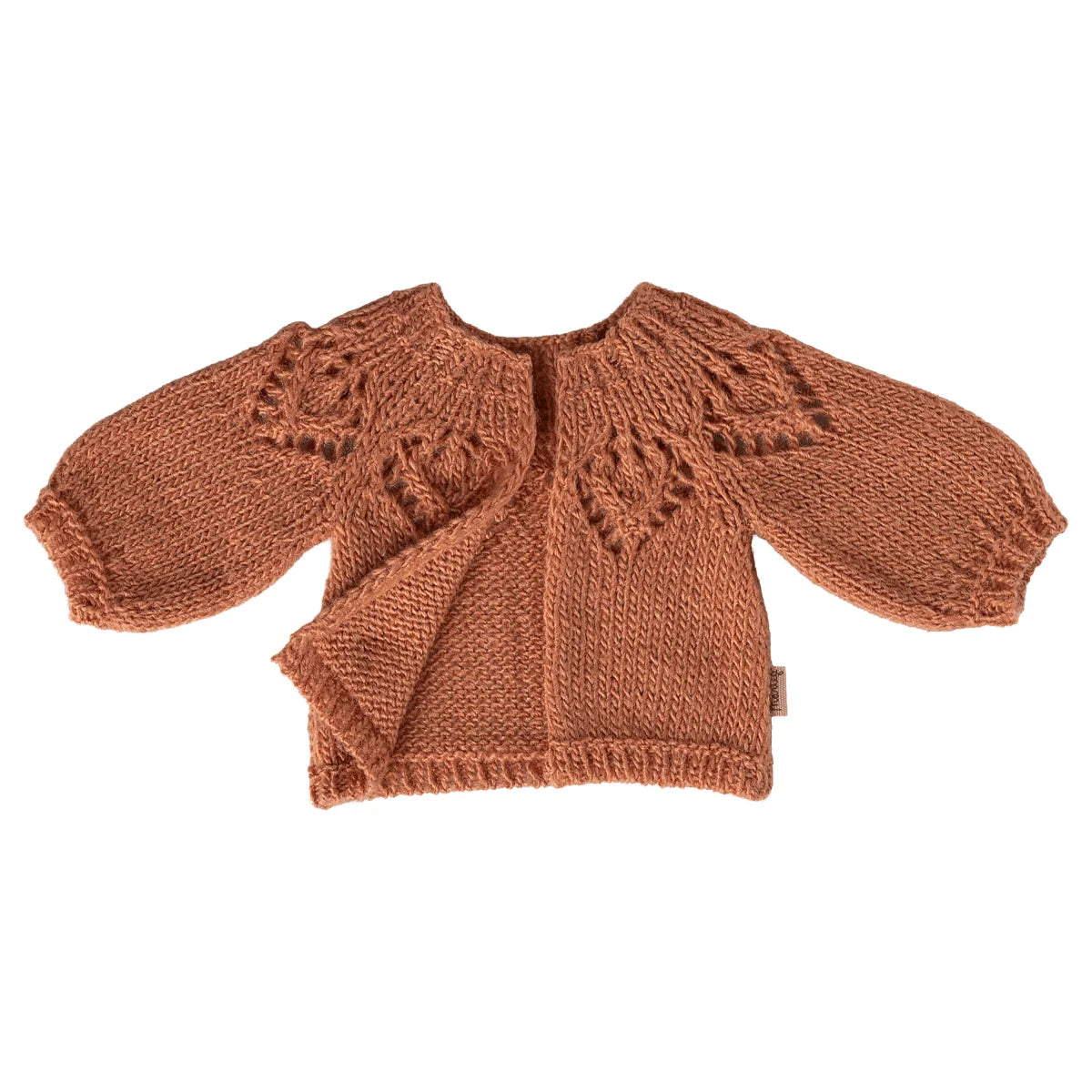 Rustfarbene Gestrickte Strickjacke Grösse 3 Maileg Outfit Vintage Rose