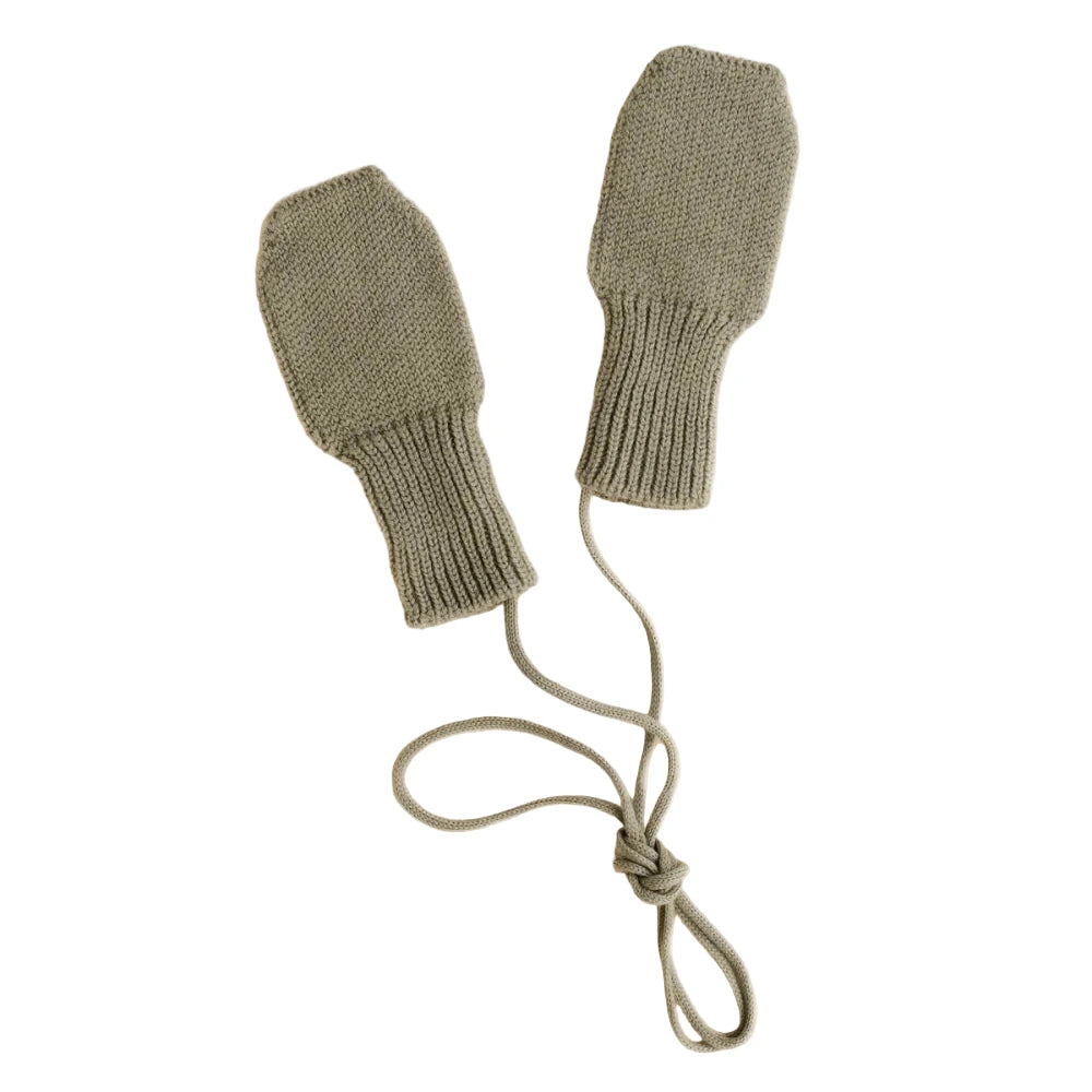 Graue gestrickte Handschuhe mit verbundenem Band für Artichoke Handschuhe Produkt