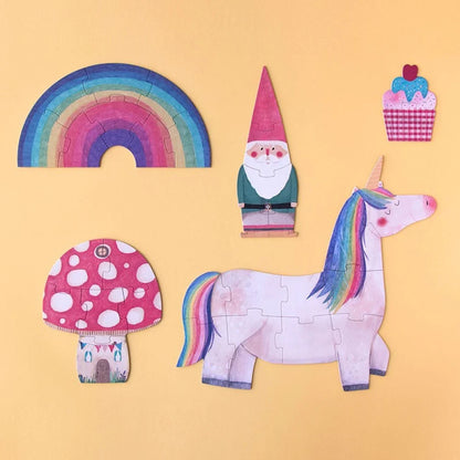 Londji Happy Birthday Unicorn Puzzle - Spielzeug