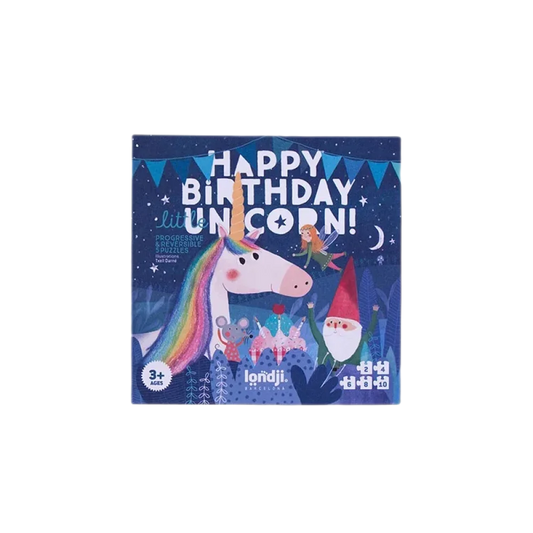 Londji Happy Birthday Unicorn Puzzle - Spielzeug