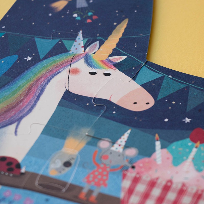 Londji Happy Birthday Unicorn Puzzle - Spielzeug