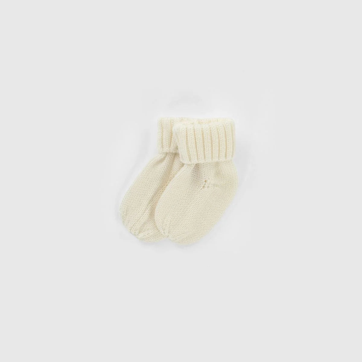 Kico Label Baby-Hausschuhe aus Merinowolle in Natur