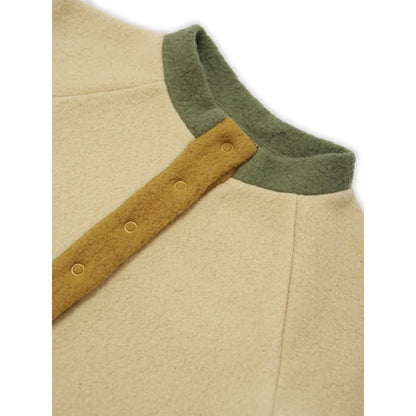 Organic Zoo High Neck Onesie Fossil Fleece