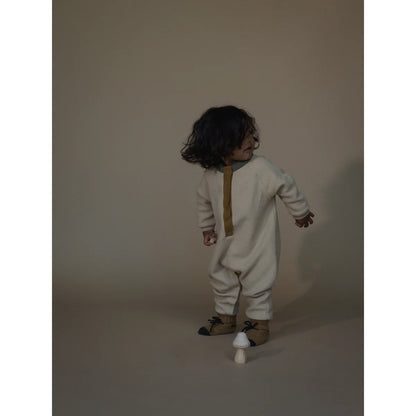 High Neck Onesie | Fossil Fleece