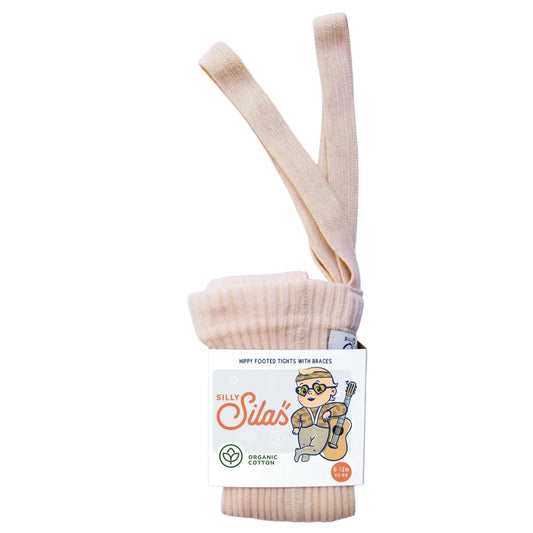 Hippy Footed Strumpfhose mit Träger | Silky Peach