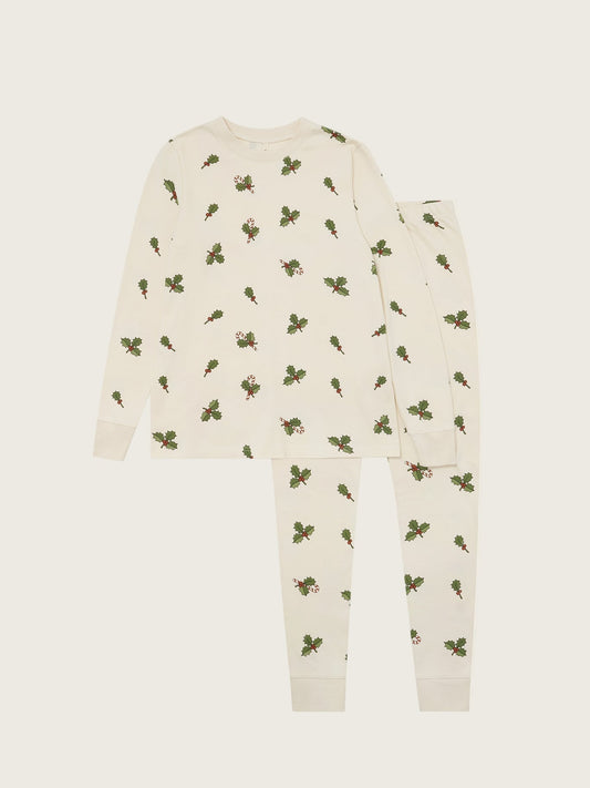 Slim Pyjamas Adult | Christmas Holly