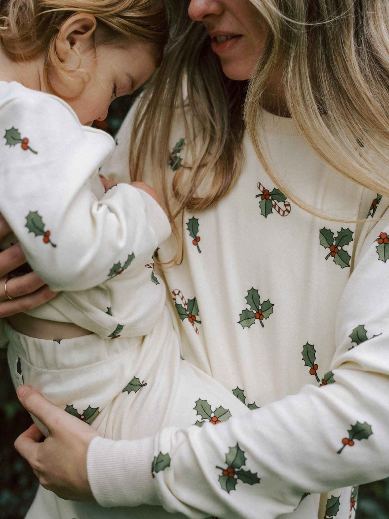 Pyjama slim adulte | Houx de Noël