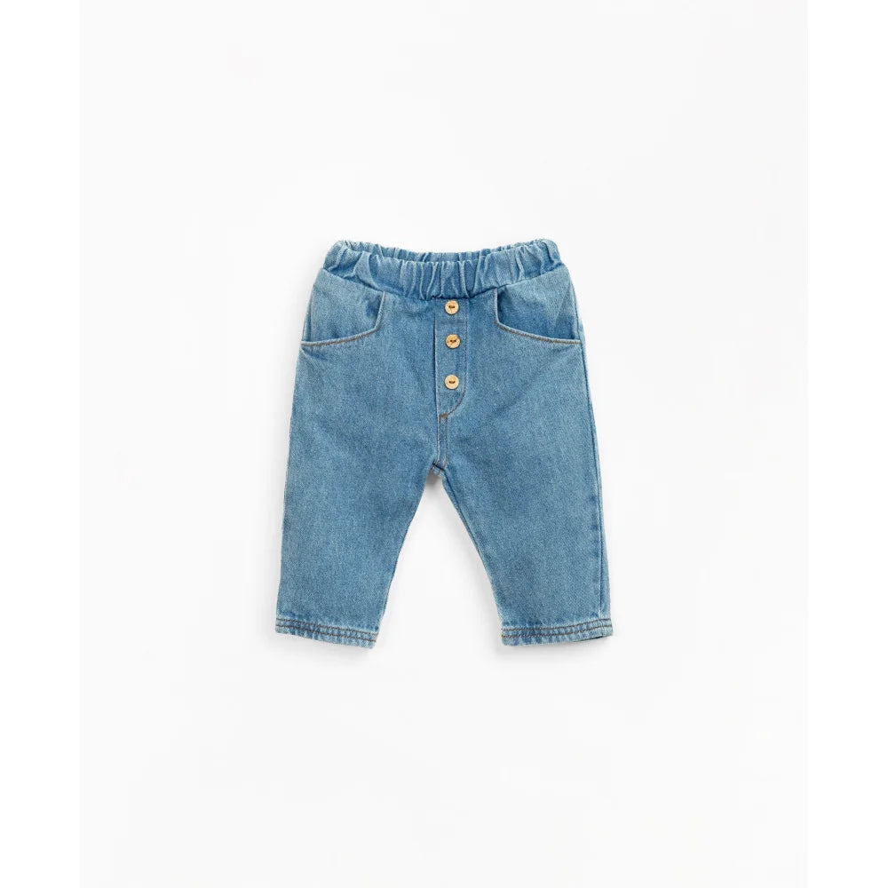 Helle blaue Jeans Hose für Kleinkinder und Babys, stilvoll und bequem