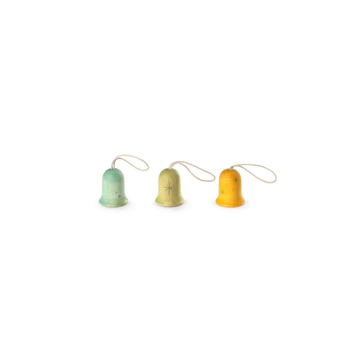 Grapat Jingle Joy Bells Holzglocken als Weihnachtsschmuck