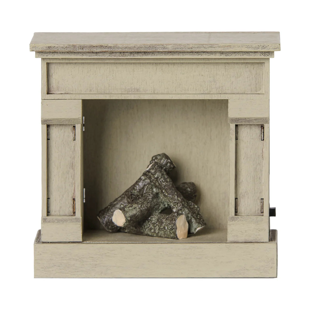 Maileg Kamin Maus Off White