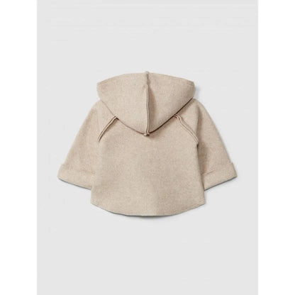 Snug Kapuzenjacke Fleece in Beige – Ansicht 2