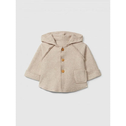 Snug Kapuzenjacke Fleece in Beige – Ansicht 1