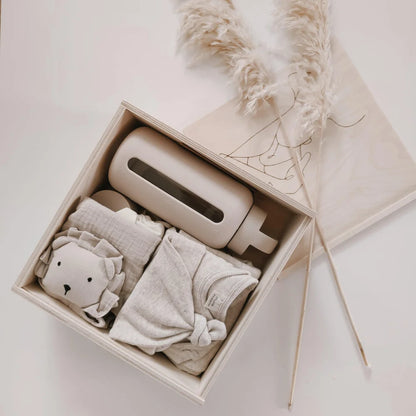 Littlies + mums x Leobox Keepsake Box Birkenholz