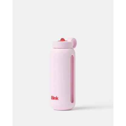 Bink Kids Bottle in Strawberry (erdbeerrosa), Kinder-Trinkflasche aus Glas – Ansicht 2