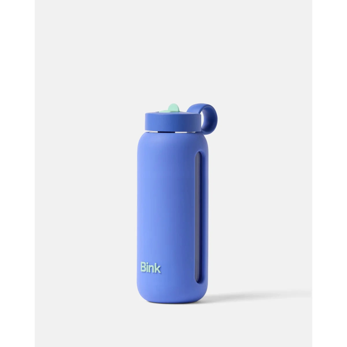 Bink Kids Bottle in Navy (marineblau), Kinder-Trinkflasche aus Glas – Ansicht 2