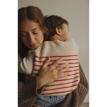 Kids Vest Harvey | Cream + Red