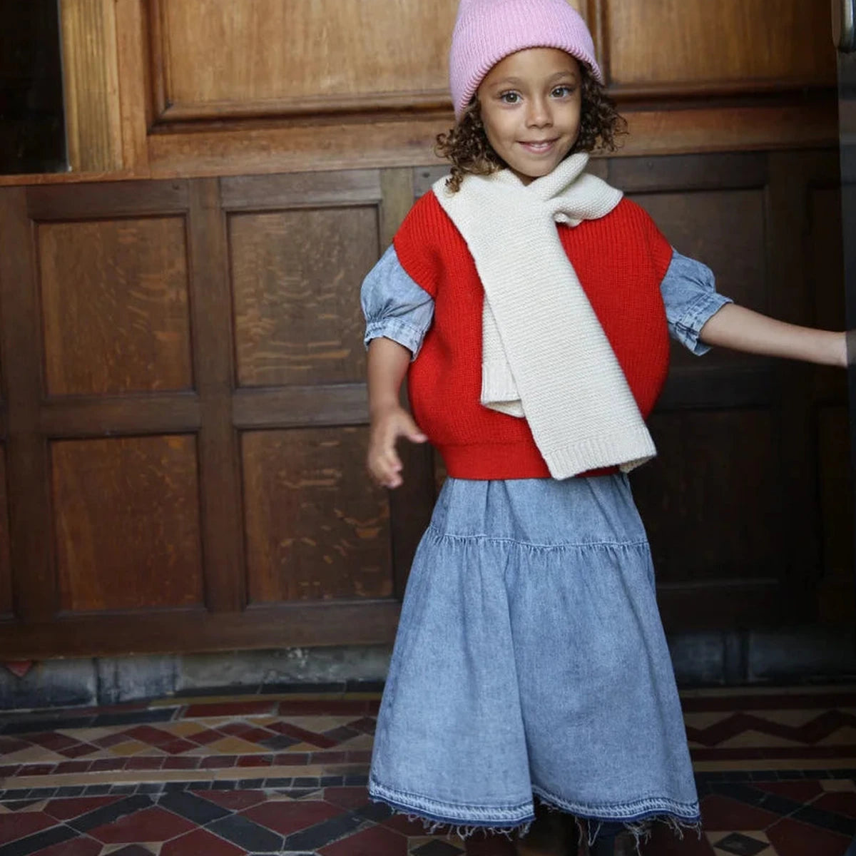 Gilet Bambino Harvey | Red