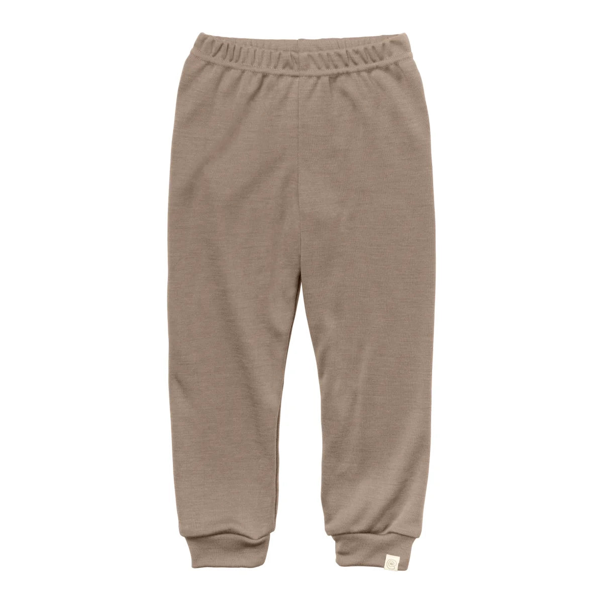 Beige weiche Baumwoll-Jogginghose Kinder-Jogginghose sand mit Gummizwang und Bündchen