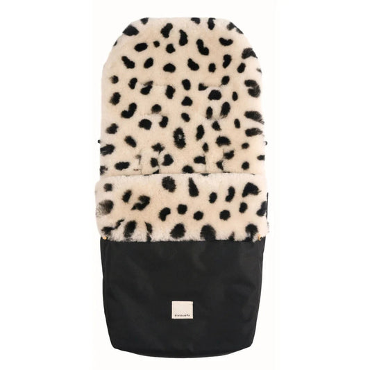 BINIBAMBA Kinderwagen Fusssack Puffmuff | Leopard