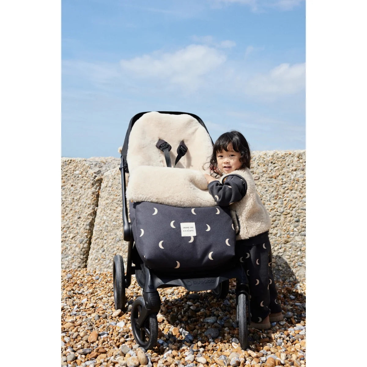 Pram Footmuff Puffmuff x Organic Zoo | Midnight Moon