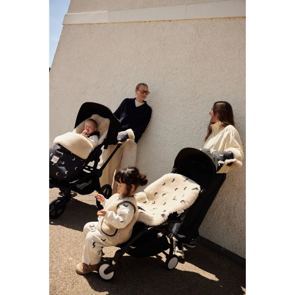 Pram Footmuff Puffmuff x Organic Zoo | Midnight Moon