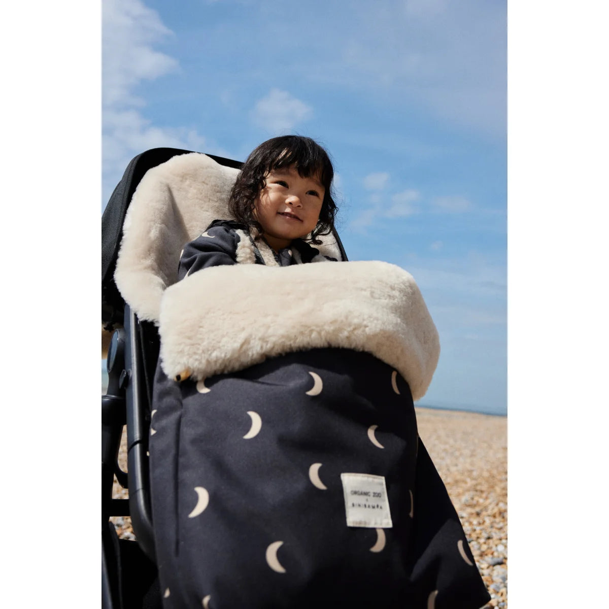 Pram Footmuff Puffmuff x Organic Zoo | Midnight Moon