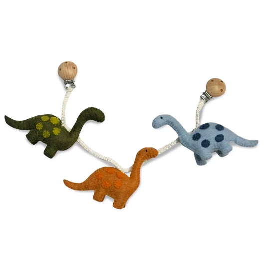 Gamcha Kinderwagenkette Langhals Dinosaurier Bild 2