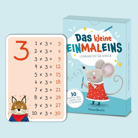 Rüsselfuchs Das kleine Einmaleins Lernkarten für Kinder