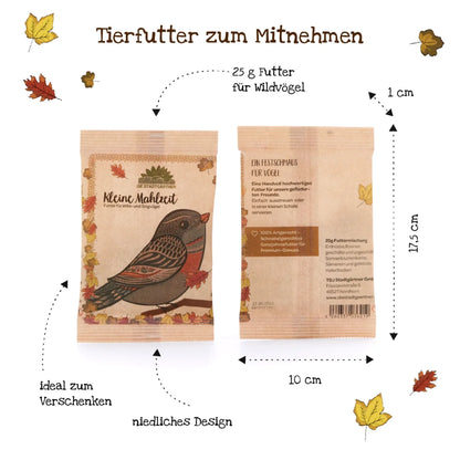 Kleine Mahlzeit Vogelfutter von DIE STADTGÄRTNER