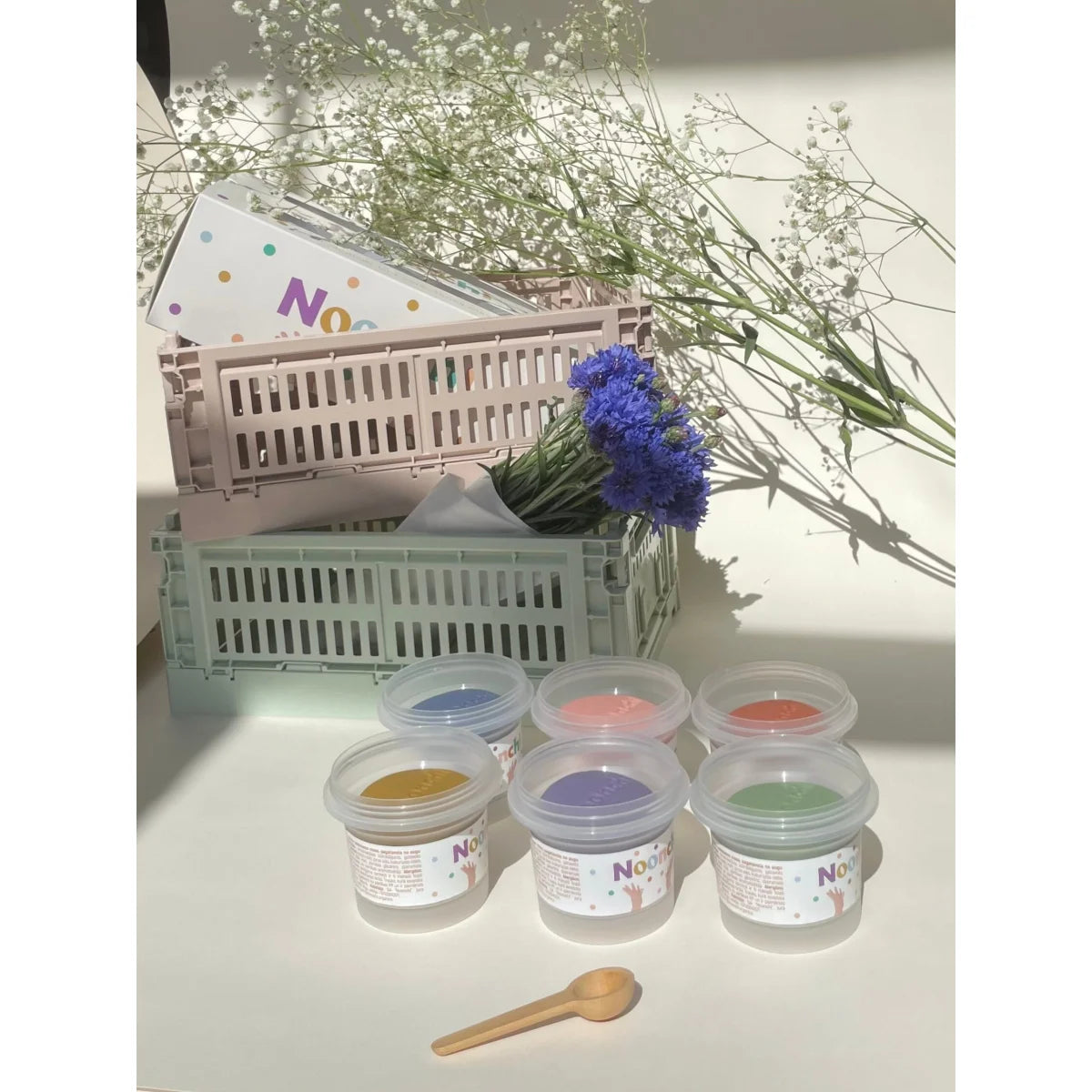 Noonchi Organics Knete Set Botanical 6 x 100 g – Bild 8